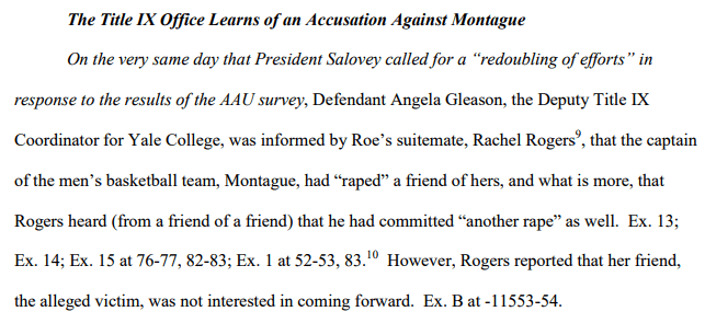 Montague--timing--same day as AAU survey notice goes to TIX office